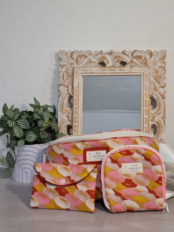 Pochette carte, tissu ombrelles – Image 3