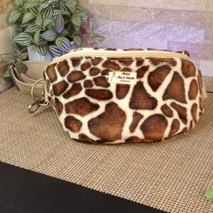 Sac banane, tissu girafe