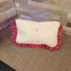Trousse Froufrou en doudou écru